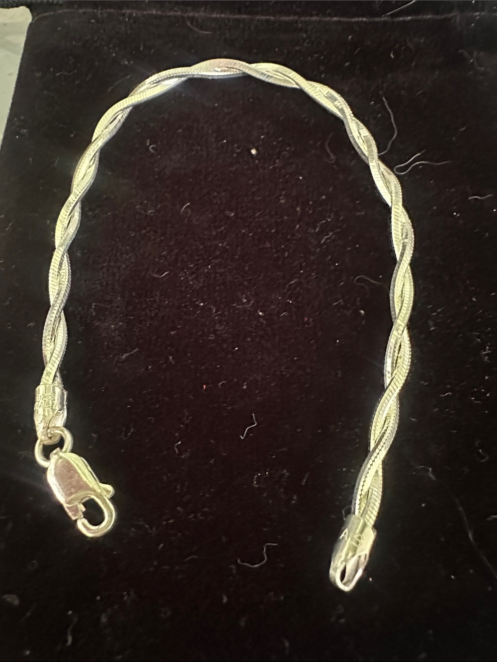 Sterling Silver Twisted Rope Bracelet